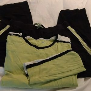 SB active sweatpants and long sleeve